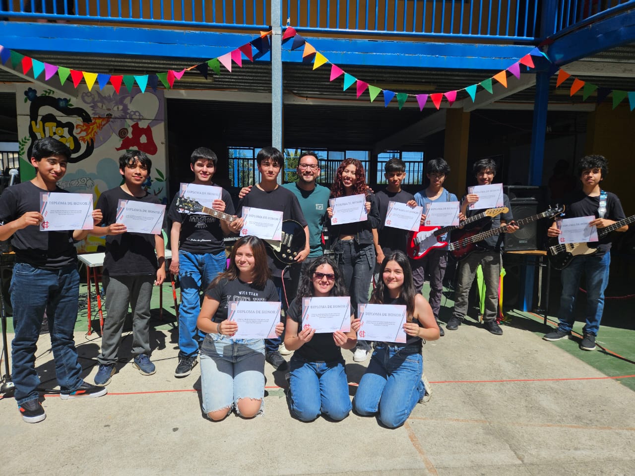 Premiación del Taller de Música